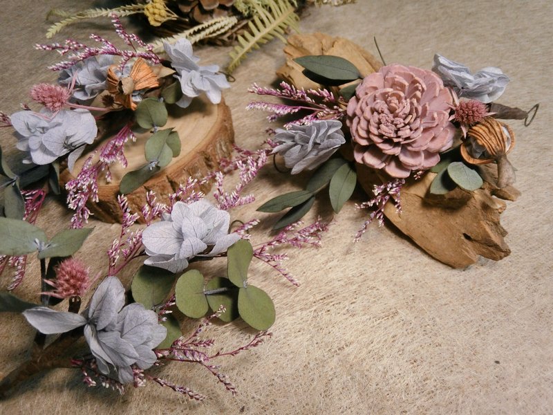 干燥花饰品【古典音乐】花饰 新秘饰品 干燥花发饰 新娘发饰 - 发饰 - 植物．花 