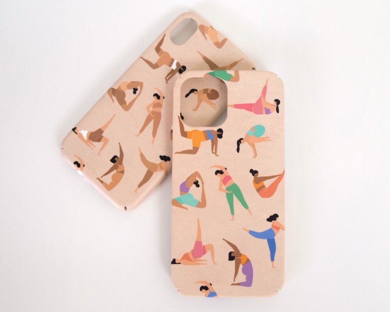 锻链 iPhone 手机壳 เคสโยคะ - 手机壳/手机套 - 塑料 咖啡色
