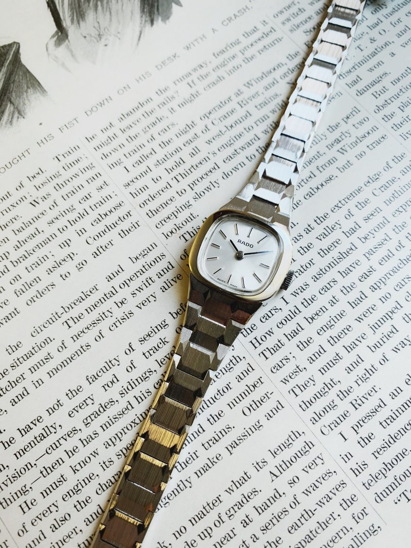 1970s' RADO 古董机械表 银色 - 女表 - 不锈钢 银色