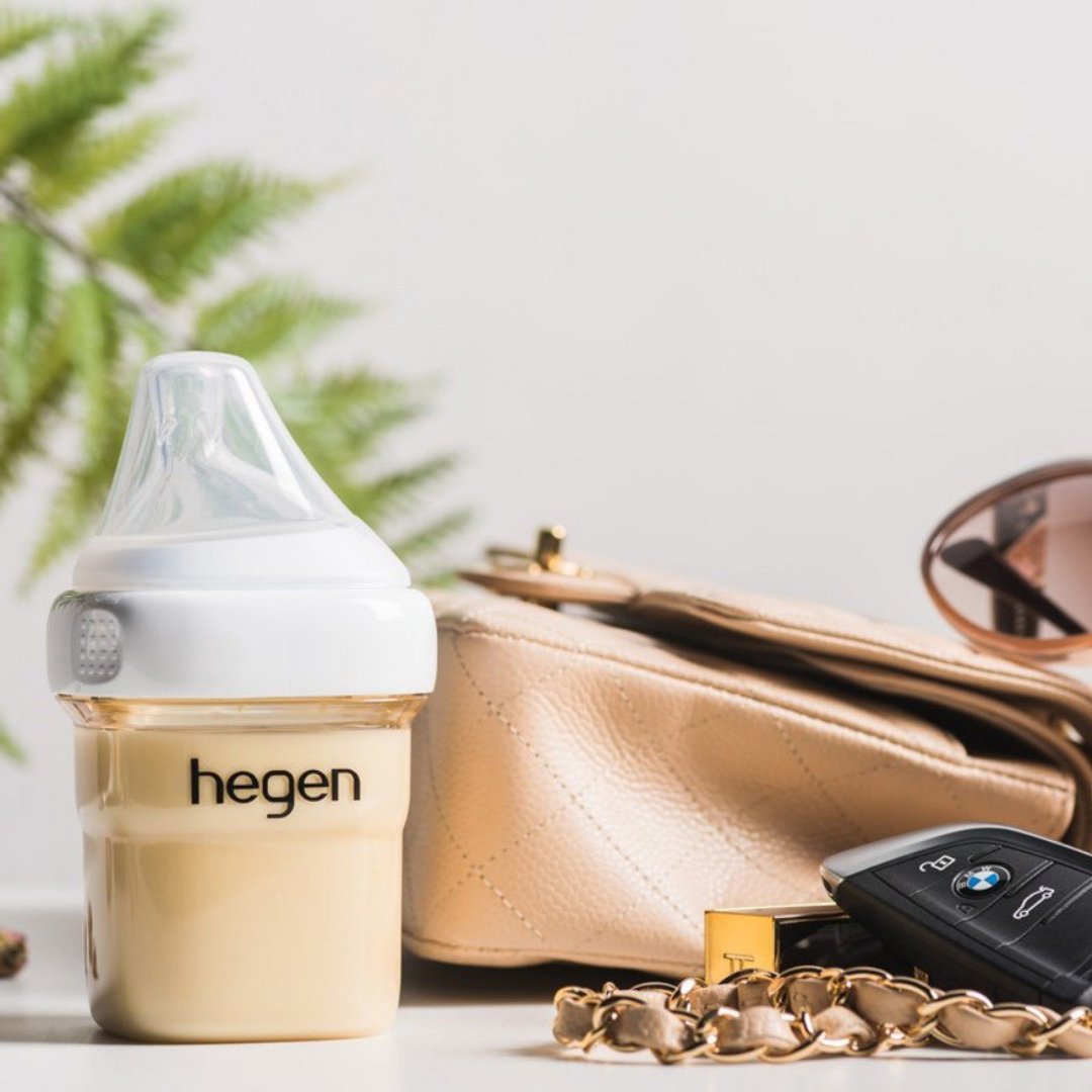 hegen 金色奇迹PPSU多功能方圆型宽口奶瓶 (单入)-150ml - 奶瓶/奶嘴 - 硅胶 多色