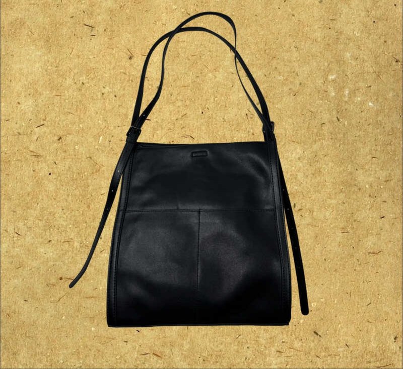 清唯 新中式复古风 香云纱包包 - 其他 - 其他材质 黑色