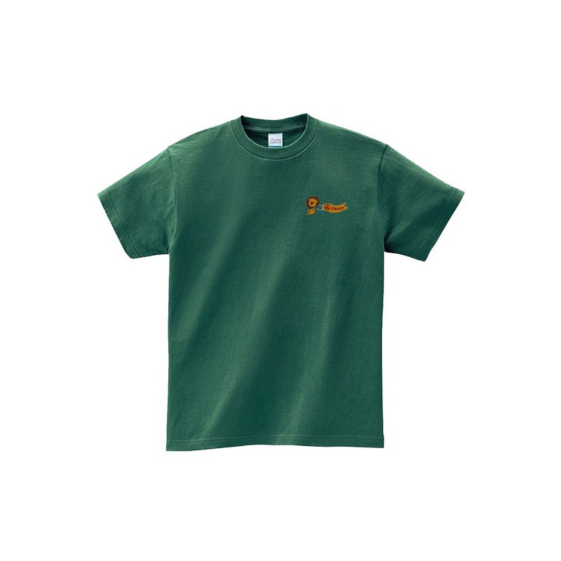 kami纯棉中性T恤 | 和平狮子_左胸 - 中性连帽卫衣/T 恤 - 棉．麻 多色