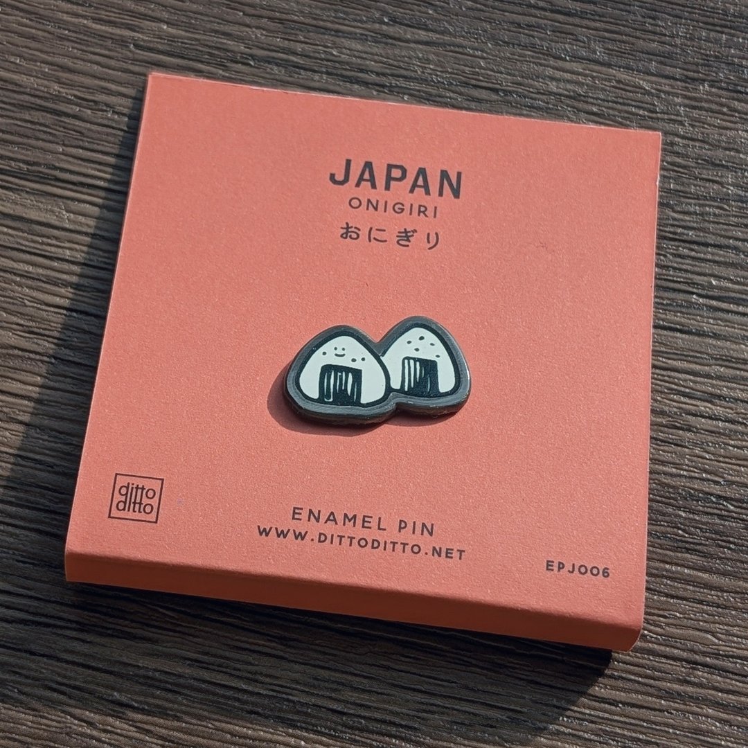 日本饭团珐琅徽章 - 徽章/别针 - 其他材质 多色