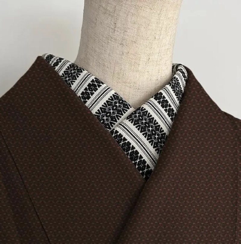 【半襟】日式和服半襟  襦袢装饰领 Han-eri 和服替换领 95×15cm - 女装上衣 - 聚酯纤维 白色