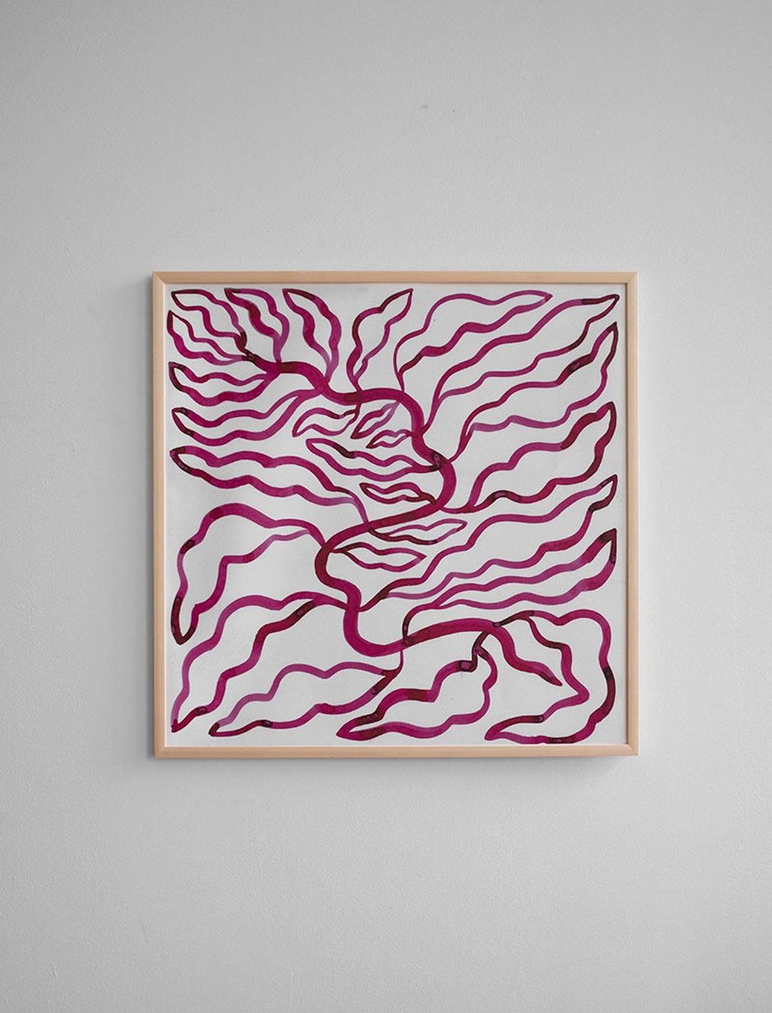 Linnéa Andersson - 瑞典艺术家设计海报 PINK AQUARELLE POSTER - 海报/装饰画/版画 - 纸 