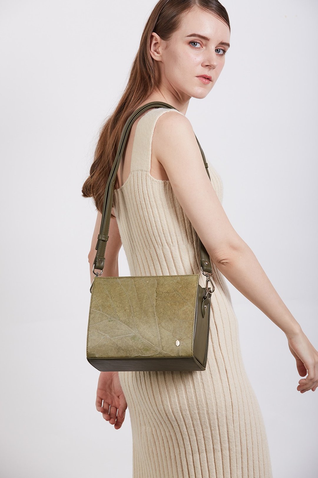 Ingrid Bag 单肩包 -绿 - 侧背包/斜挎包 - 植物．花 绿色