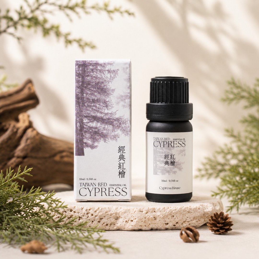 【毕业礼物】经典红桧 – 台湾桧木单方精油  木质调 台湾伴手礼 - 香薰/精油/线香 - 精油 金色
