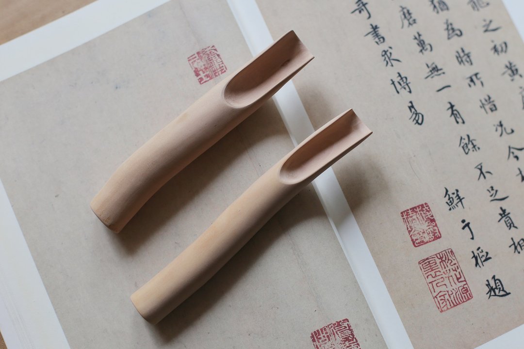 原创手工&原木系列 | 老茶树 | 茶勺 茶具 | 一物一图 - 茶具/茶杯 - 木头 卡其色