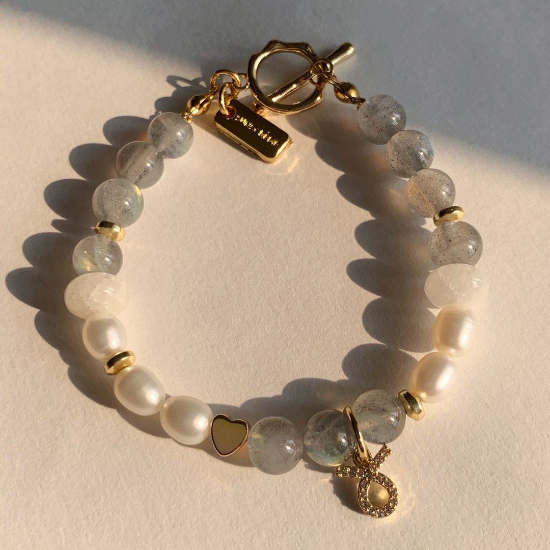 WORK BRACELET: LABRADORITE - 手链/手环 - 石头 