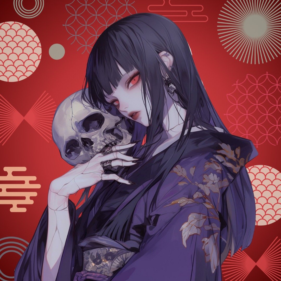 NaChi 原创贴纸【六条御息所】 - 贴纸 - 纸 紫色