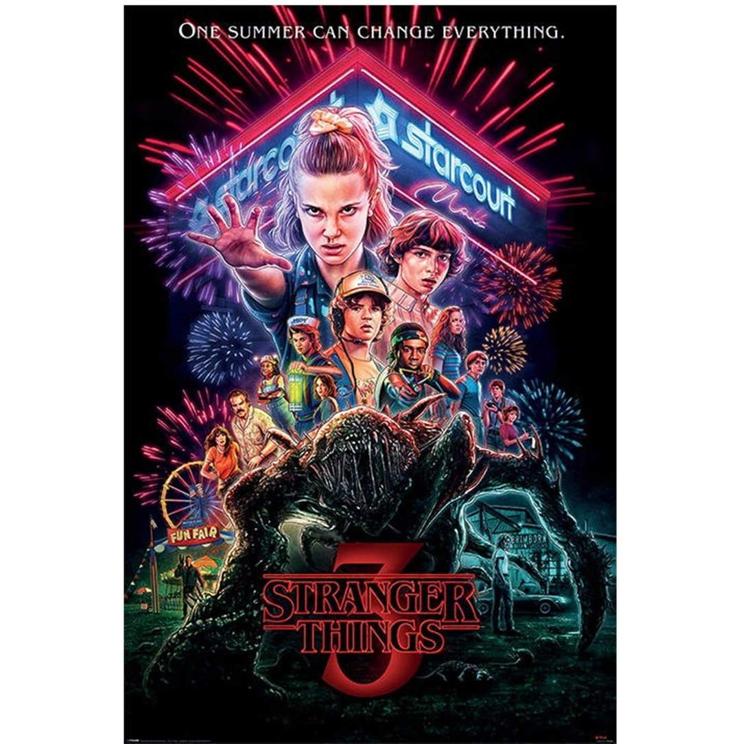 【怪奇物语】Stranger Things 3 官方主视觉宣传海报 - 海报/装饰画/版画 - 其他材质 多色