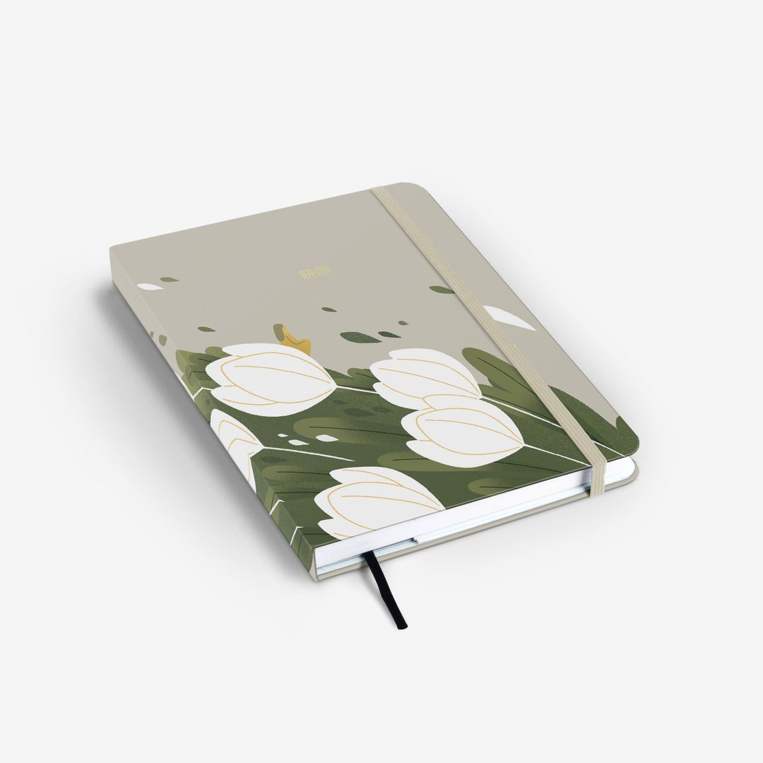 Tulips 线装式 客制笔记本 - 笔记本/手帐 - 纸 卡其色