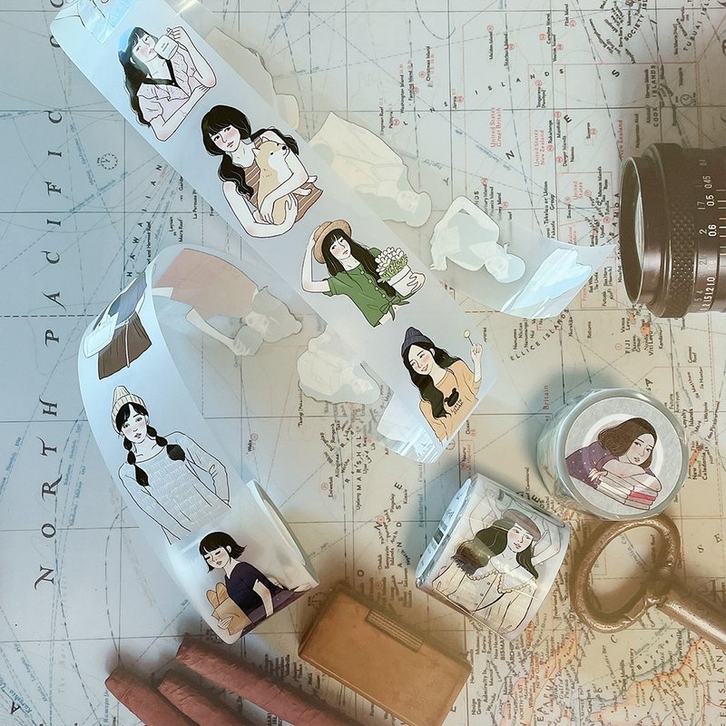 4cm PET 胶带 / 小日子 - 纸胶带 - 纸 