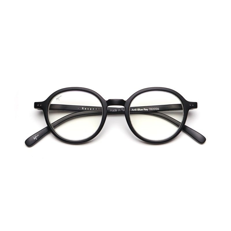 6y-12y蔡司镜片滤蓝光眼镜 Round computer glasses:black - 眼镜/眼镜框 - 塑料 黑色