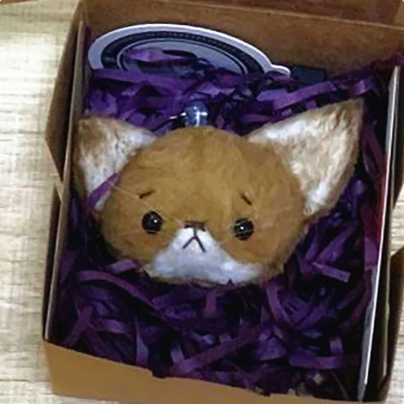 Handmade 动物造型八达通 / 悠游卡 狐狸 艺术家泰迪熊 吊饰 伸缩 - 编织/刺绣/羊毛毡/裁缝 - 羊毛 