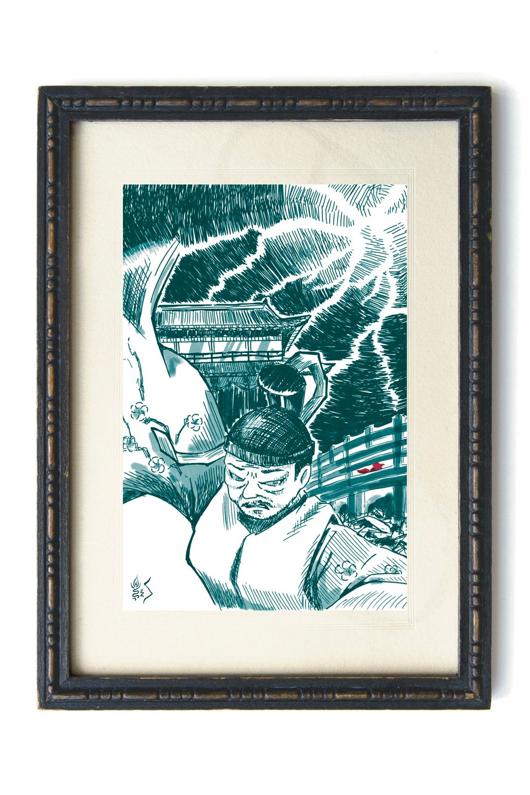 天满宫菅原-挂画布置数位档案 - 电子手绘真人画像/绘画/插画 - 其他材质 