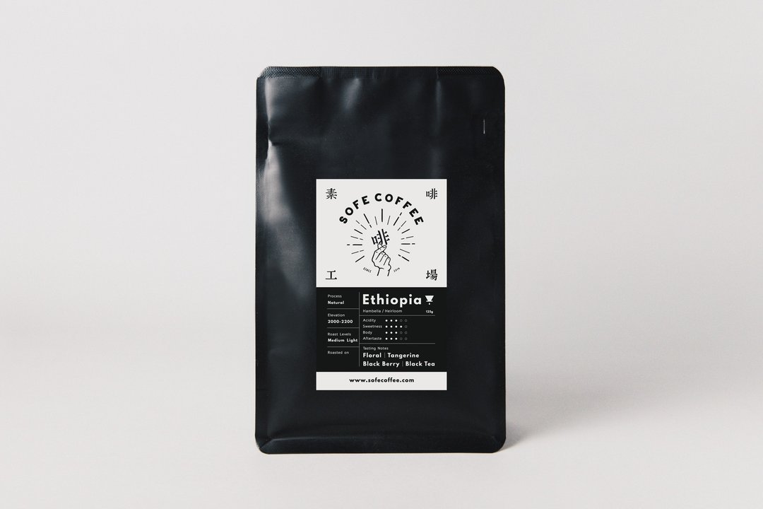 埃塞俄比亚 - 单品咖啡豆 (125g) - 咖啡 - 新鲜食材 黑色