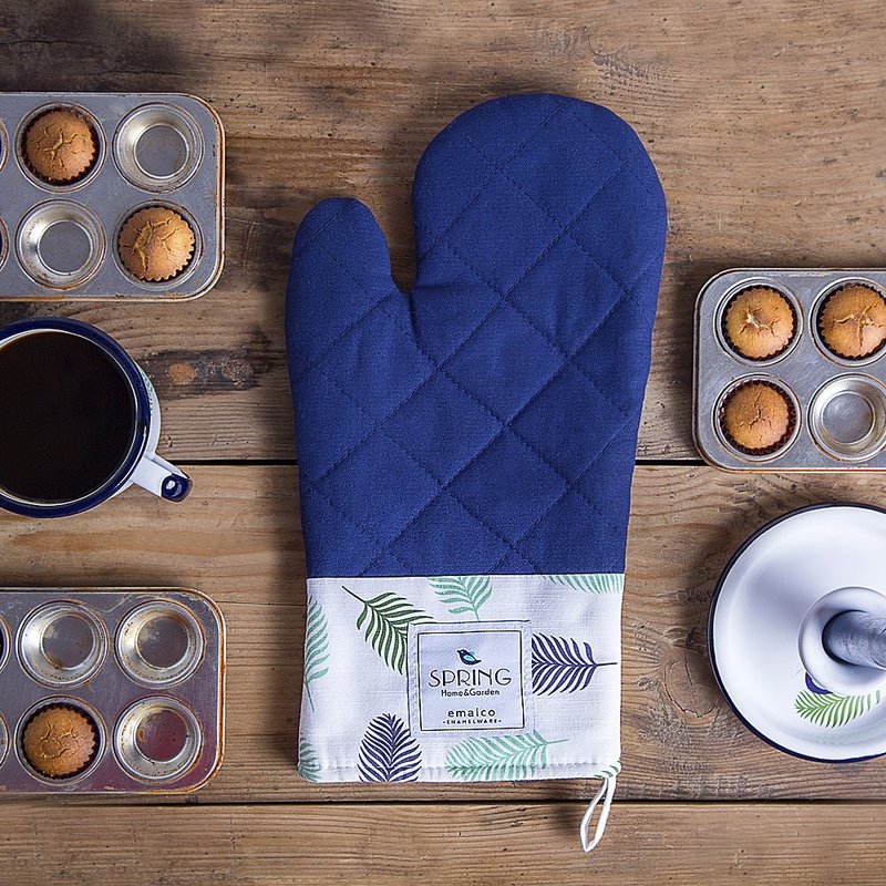 SUSS- 波兰emalco 春天系列 烘培 / 防烫 / 隔热手套-现货包邮 - 厨房用具 - 棉．麻 蓝色