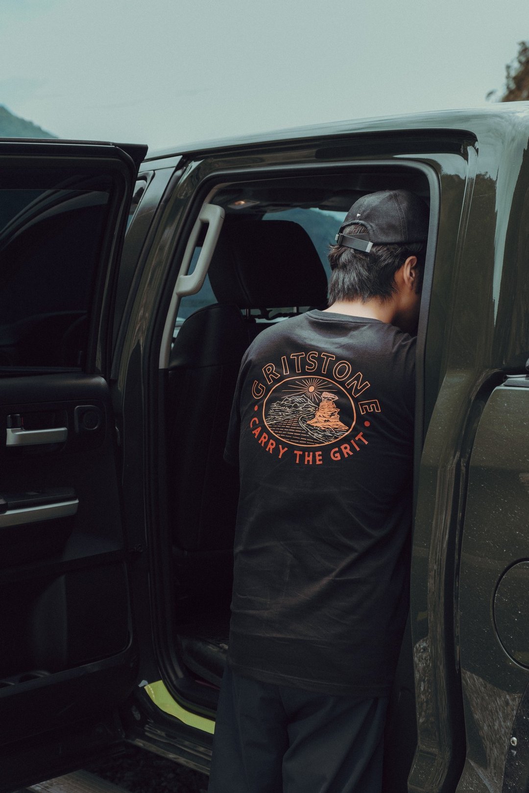 GRITSTONE砺石_Grit 短T Tshirt Tee 短袖 纯棉 户外 T恤 短T - 男装上衣/T 恤 - 棉 黑色