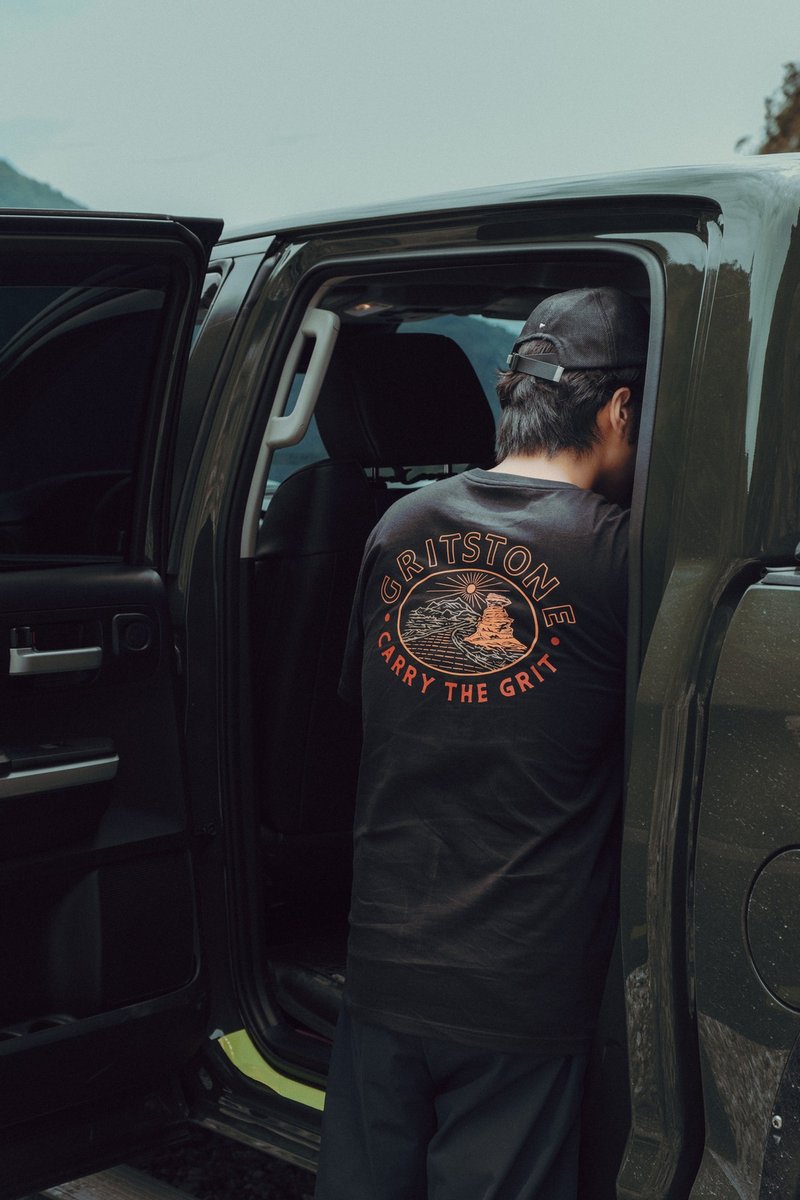 GRITSTONE砺石_Grit 短T Tshirt Tee 短袖 纯棉 户外 T恤 短T - 男装上衣/T 恤 - 棉．麻 黑色