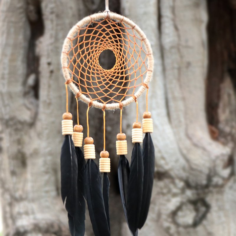 【限量】醇黑潮流丨手工编织 送礼 捕梦网丨挂饰-酷黑 - 吊饰 - 其他材质 黑色