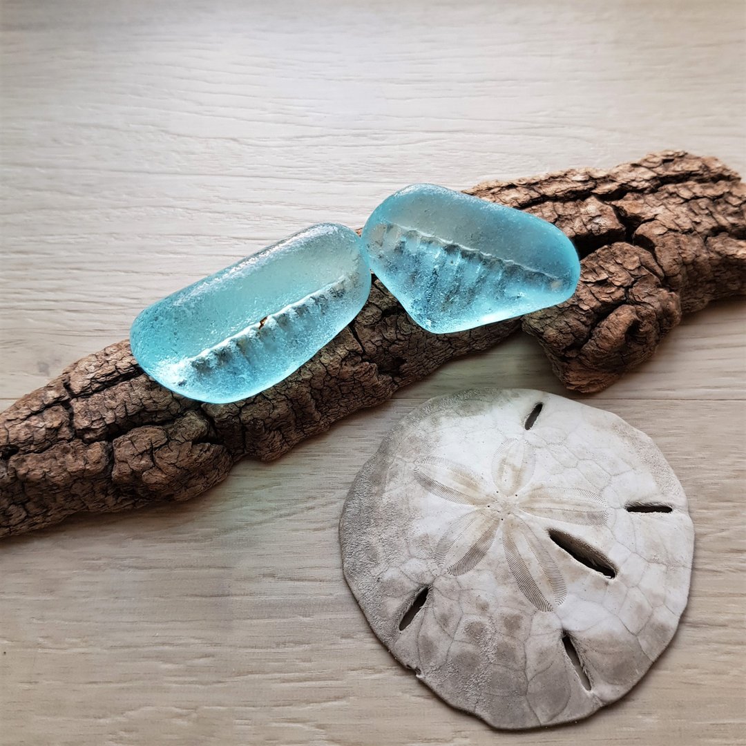 Extra large sea glass. Light aqua blue sea glass P078 - 其他 - 玻璃 蓝色
