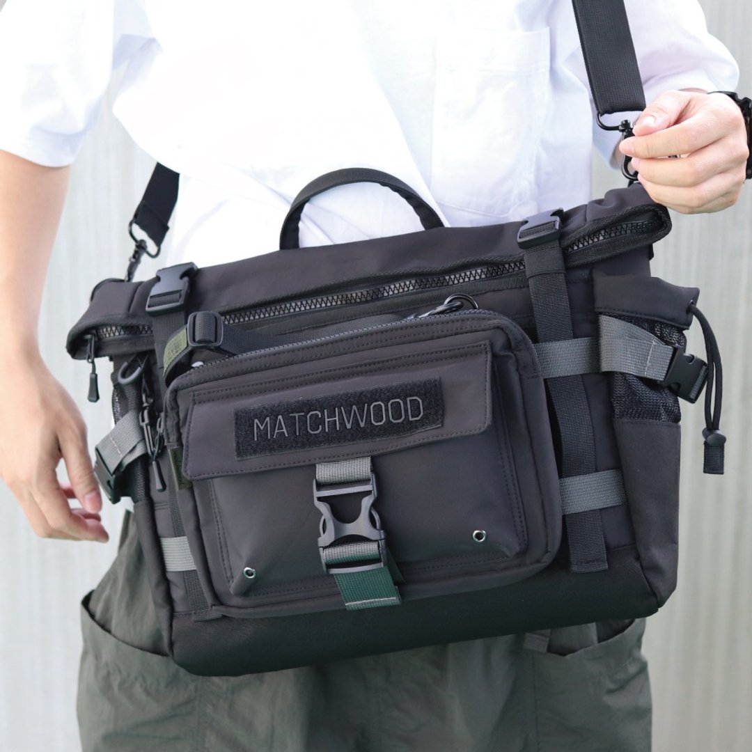 多功能 工装三用托特包 Force 3way Tote Bag 军事 邮差包 - 侧背包/斜挎包 - 防水材质 灰色