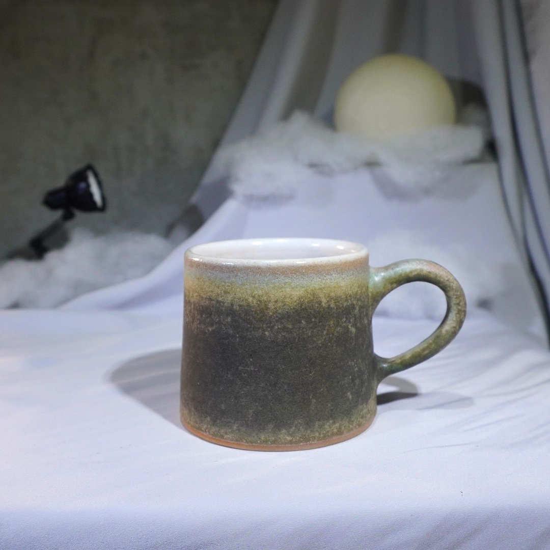 锈青小山形杯-约200ml,茶杯,马克杯,水杯,咖啡杯 - 咖啡杯/马克杯 - 陶 多色