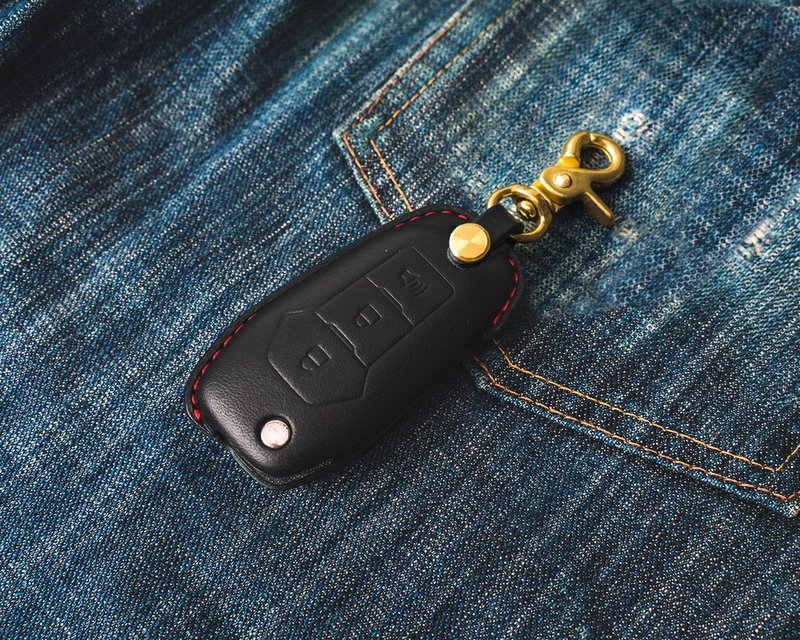 福特FORD MK3.5 ST STLine Focus Kuga Mondeo汽车钥匙 - 钥匙链/钥匙包 - 真皮 黑色