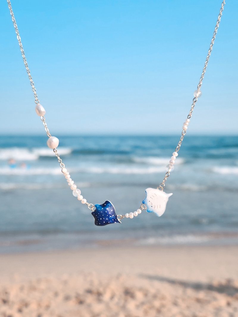 【动物们 No.090】微笑魟鱼 . 项链 - 项链 - 树脂 