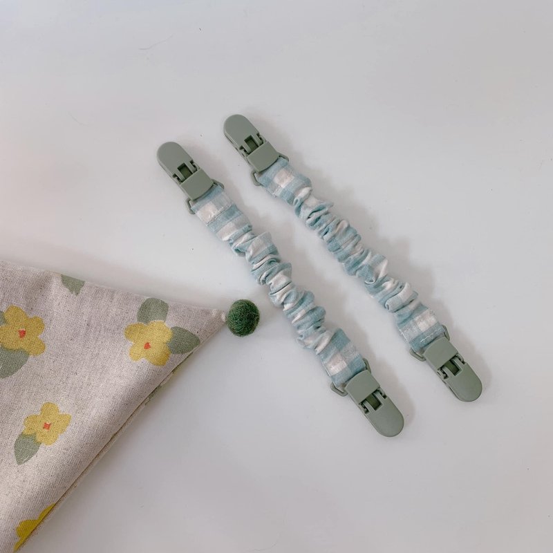 岛森家 / 双头万用夹 / 薄荷 - 其他 - 棉．麻 绿色