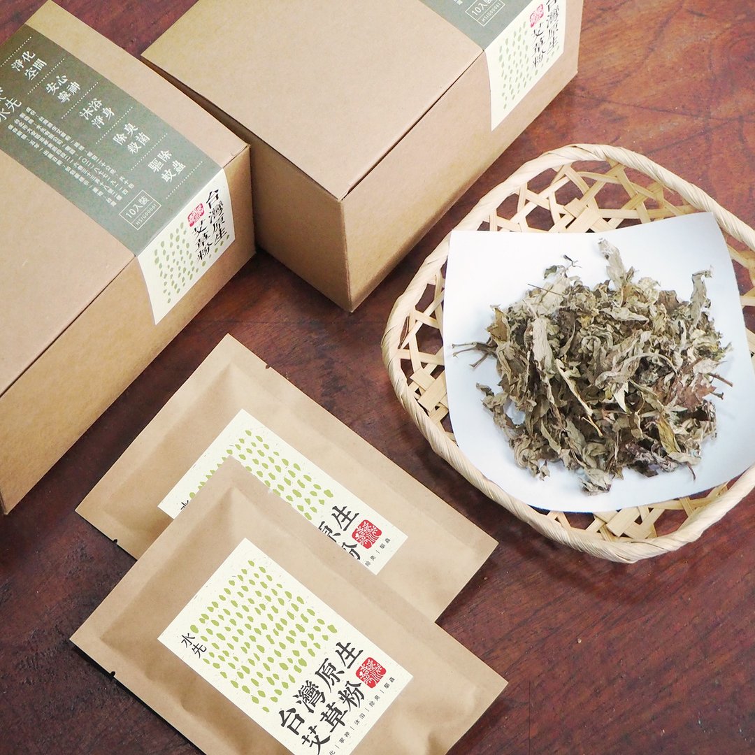 艾平安-台湾原生艾草粉四盒 - 防蚊用品 - 植物．花 卡其色
