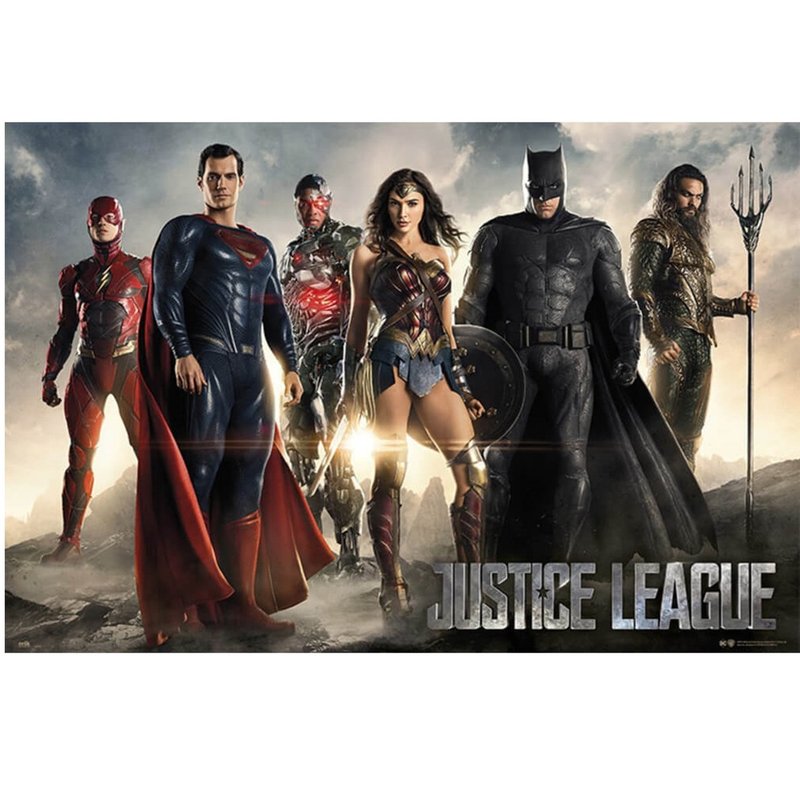 【DC】正义联盟 Justice League (全角色) 进口海报 - 海报/装饰画/版画 - 纸 多色