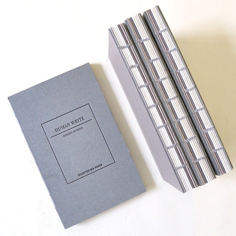 Human Write in Grey - 笔记本/手帐 - 纸 灰色