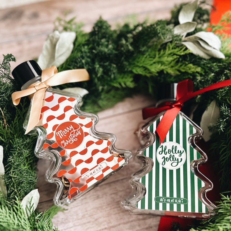 【预购】| 独家新品 | 圣诞树瓶_DIY香料果实酒 交换礼物圣诞礼物 - 茶 - 新鲜食材 