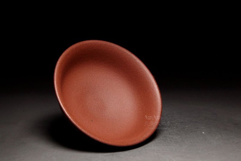 【主人杯】炎黄大地艺术 龙山堂 四号深井底槽青 120cc - 茶具/茶杯 - 陶 红色