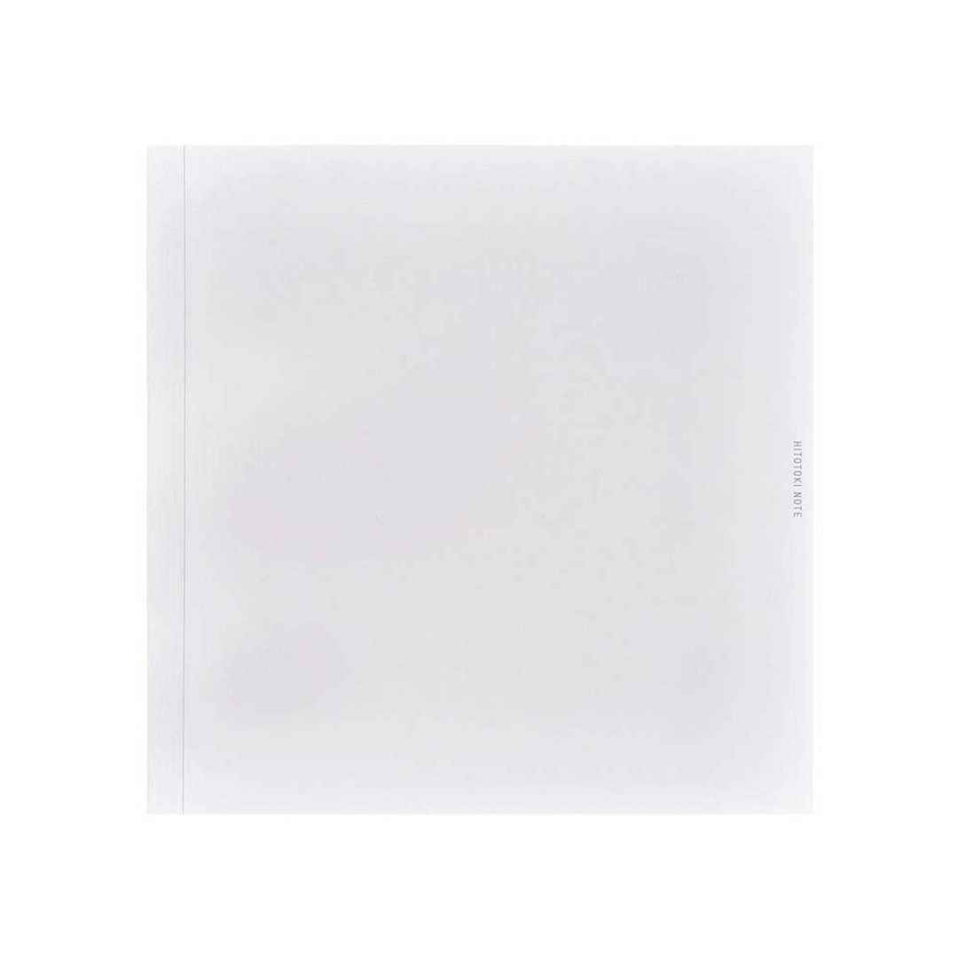 【KING JIM】 HITOTOKI NOTE 手帐笔记本 补充笔记本 方形尺寸 - 笔记本/手帐 - 塑料 白色