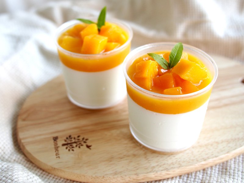 夏日凉品 牧场鲜奶酪 水果奶酪  无添加水只有鲜奶 蛋奶素 - 蛋糕/甜点 - 新鲜食材 黄色