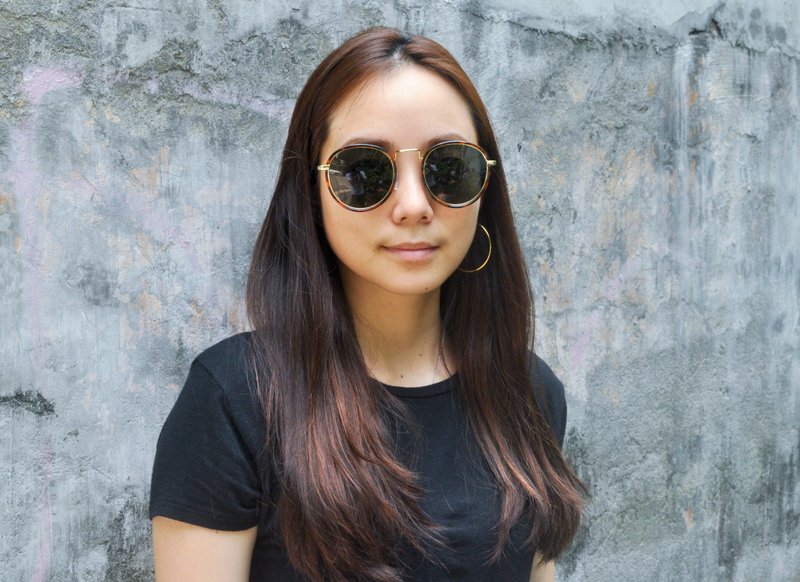 2is PittC 太阳眼镜 偏光│中金圆框│U - 墨镜 - 塑料 咖啡色