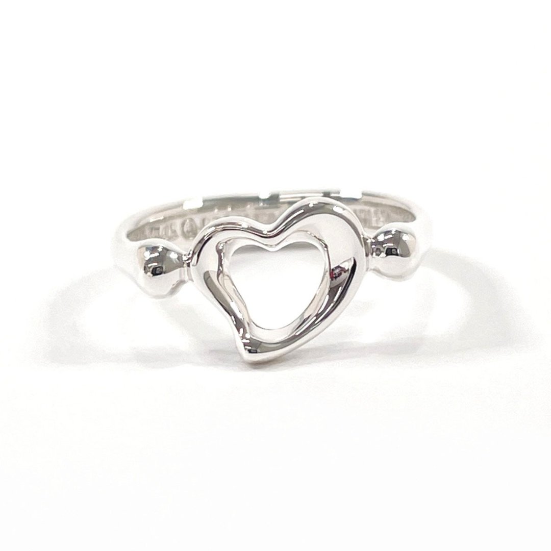 【日本直送 二手美品】8.5号 蒂芬妮 TIFFANY&Co. 戒指 经典isOpen Heart Elsa Peretti - 戒指 - 纯银 银色