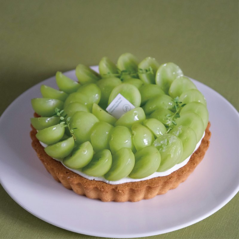 【1%bakery季节限定】绿葡萄佐法式蜜苹果塔/门市自取 - 蛋糕/甜点 - 新鲜食材 绿色