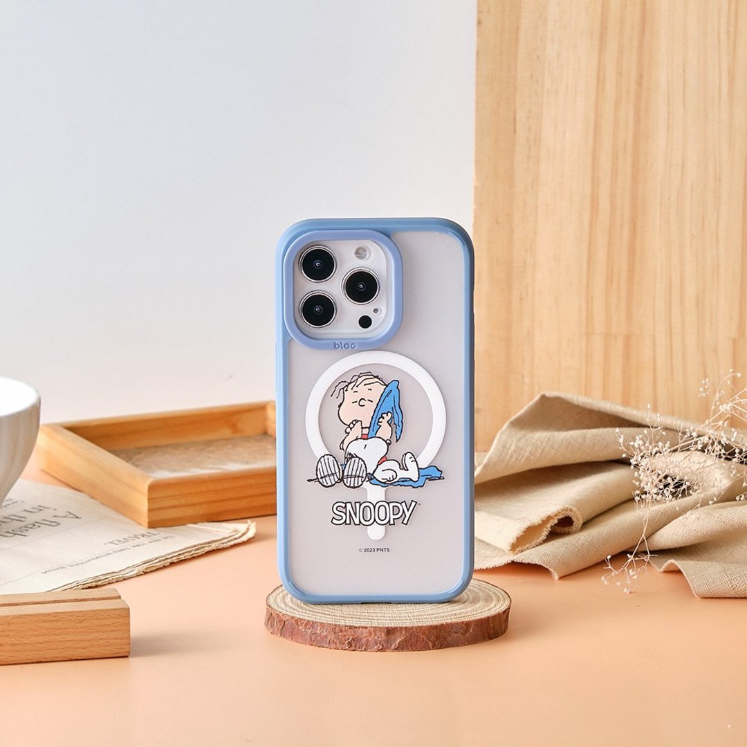 SNOOPY史努比 睡觉时光极光雾透MagSafe iPhone手机壳 - 手机壳/手机套 - 塑料 多色