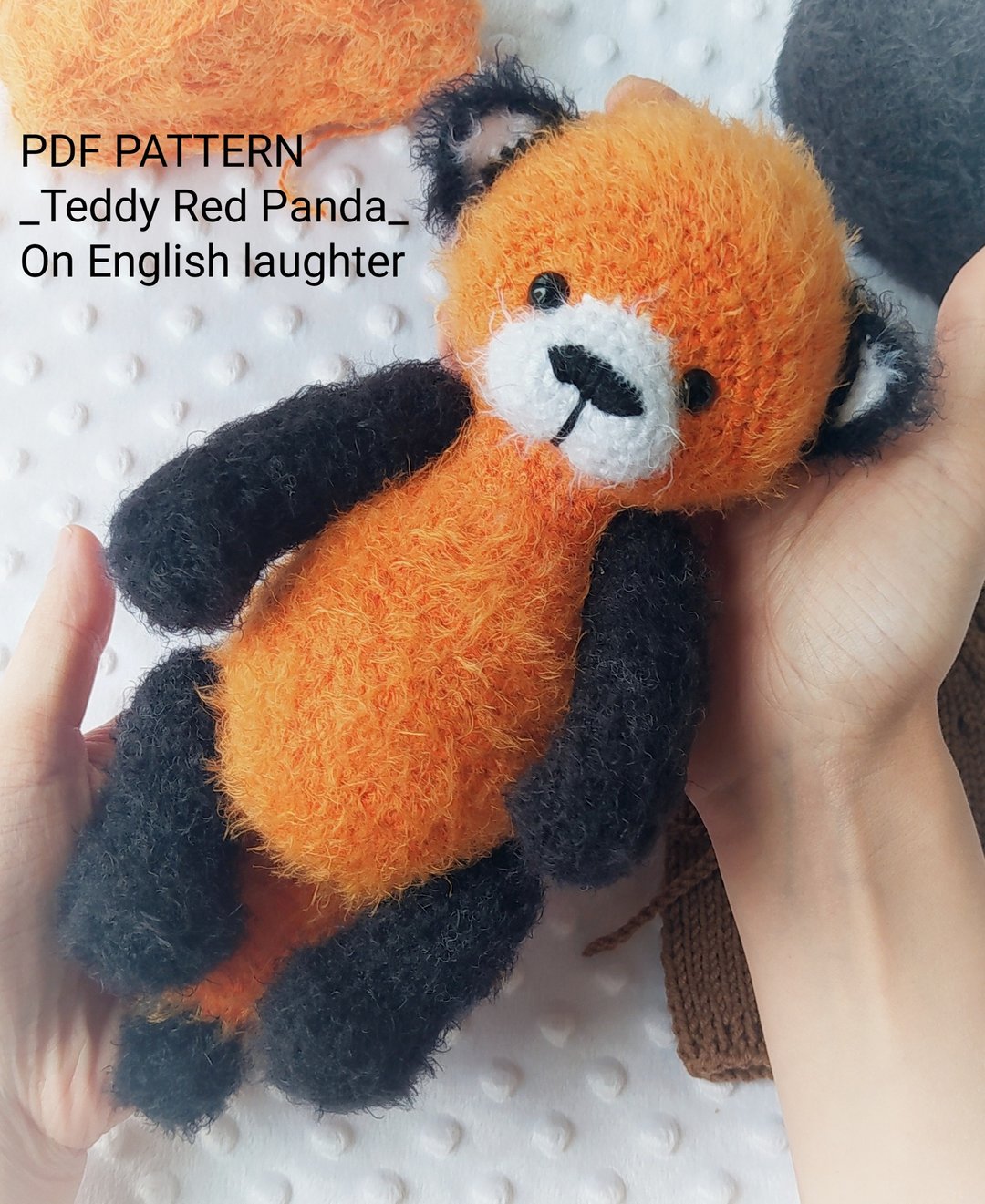 Red Panda Amigurumi Crochet Pattern/ Stuffed animal plush toy/ Crochet red panda - 手工艺教程/工具书 - 其他材质 