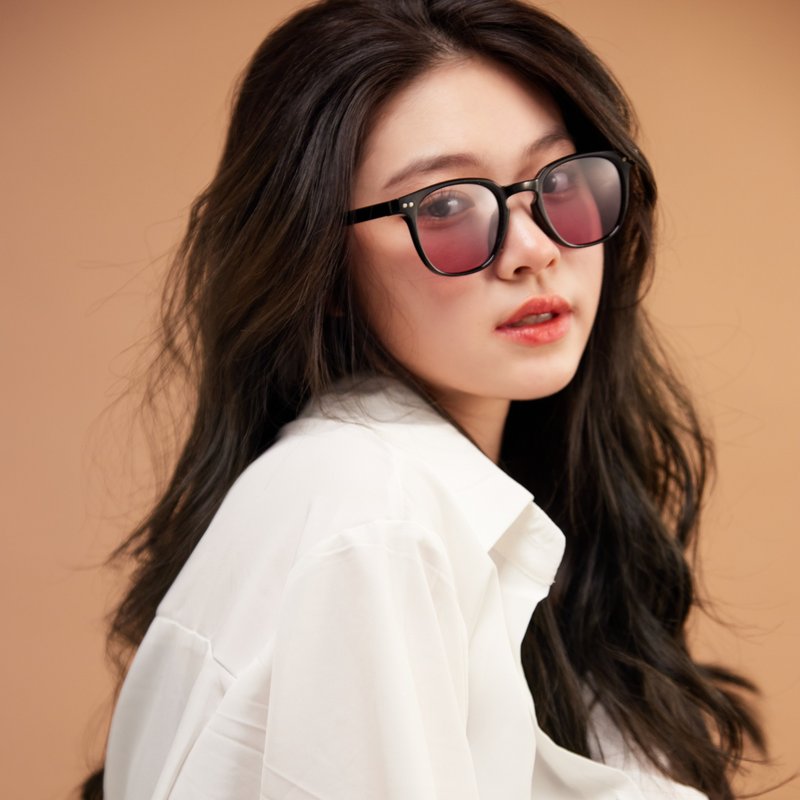 中框时尚流行墨镜  │ Monday - 渐层粉 - 眼镜/眼镜框 - 树脂 粉红色