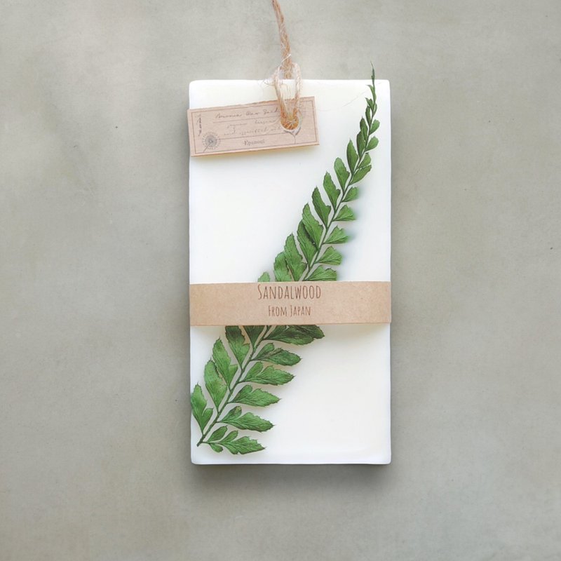 芳香蜡小袋 - 叶子 叶子设计 男女通用设计 也适用于男士 - 香薰/精油/线香 - 蜡 绿色