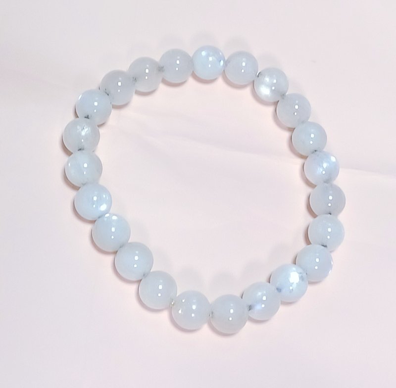 蓝月亮手串珠手链 - 手链/手环 - 半宝石 