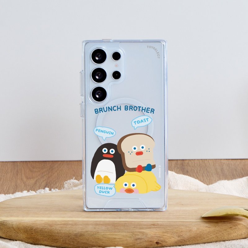 早午餐兄弟自我介绍防摔透明SAMSUNG手机壳 - 手机壳/手机套 - 塑料 多色