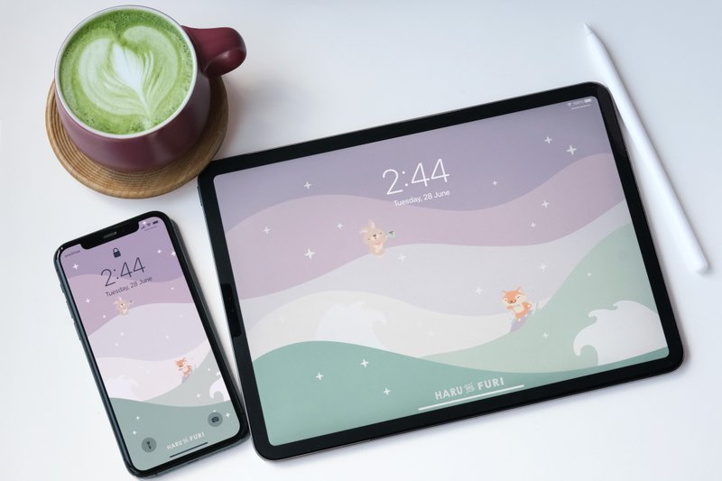 【No Paint No Gain】【插画祭套装】手机/iPad 壁纸电子档 - 星 - 电脑手机桌布/贴图/App 图示 - 其他材质 