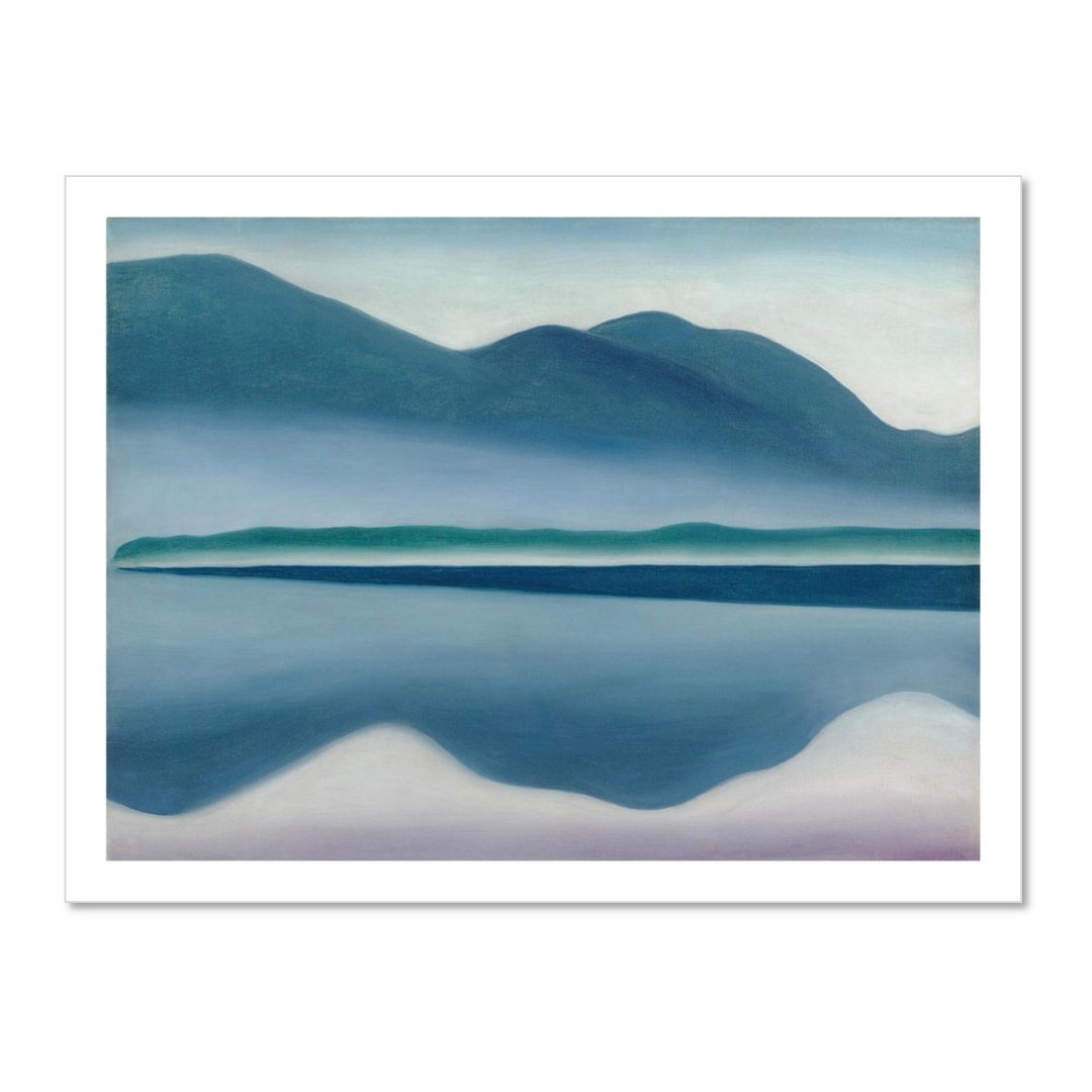 【原版海报】欧姬芙 Georgia O'Keeffe: 倒影中的乔治湖 - 海报/装饰画/版画 - 纸 