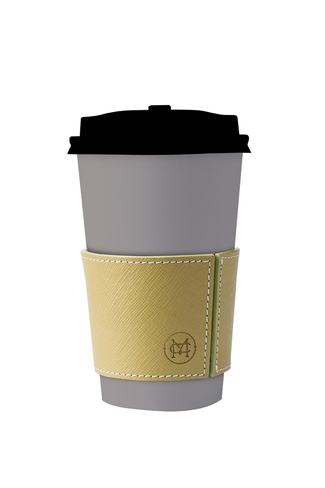 Mercury 真皮咖啡隔热杯套  重复使用咖啡杯套 隔热杯套 - 其他 - 真皮 黄色